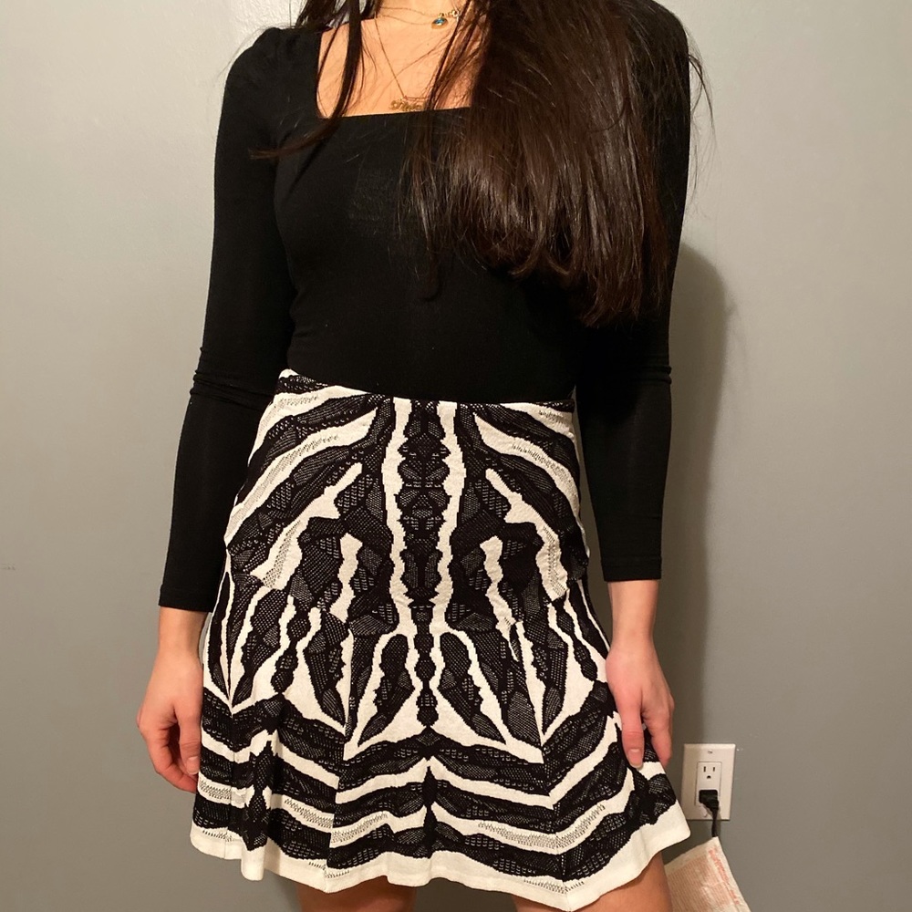 RVN Stretch Flare Skirt